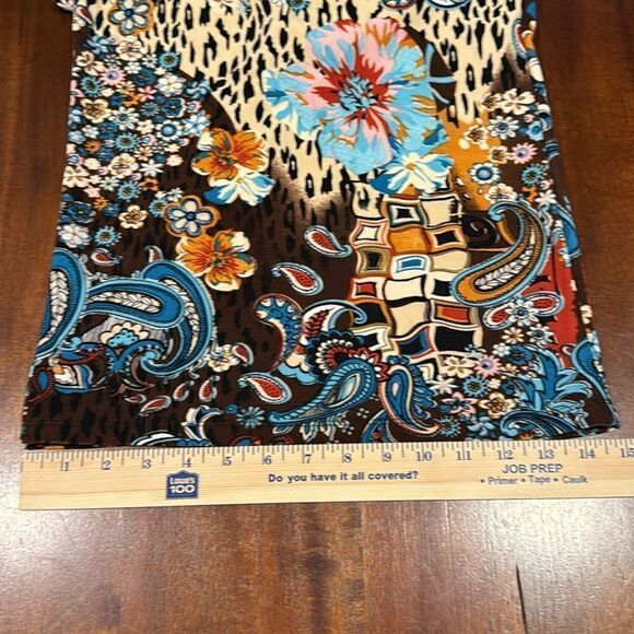 Kimberly C Athleasure Palazzo Pants Yoga Flare Comfort Boho Hippy Vibe Size M - Picture 8 of 10